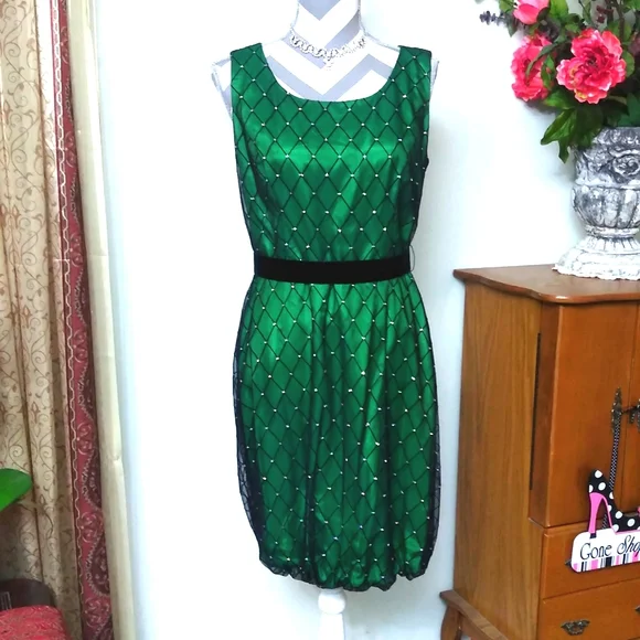 coldwater creek green dress Casablanca Midi Dress in Green – St Frock main image 0
